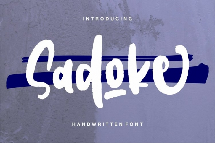 Sadoke Font Download