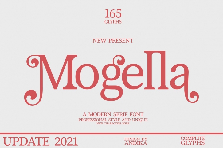 Mogella / Modern Font Download