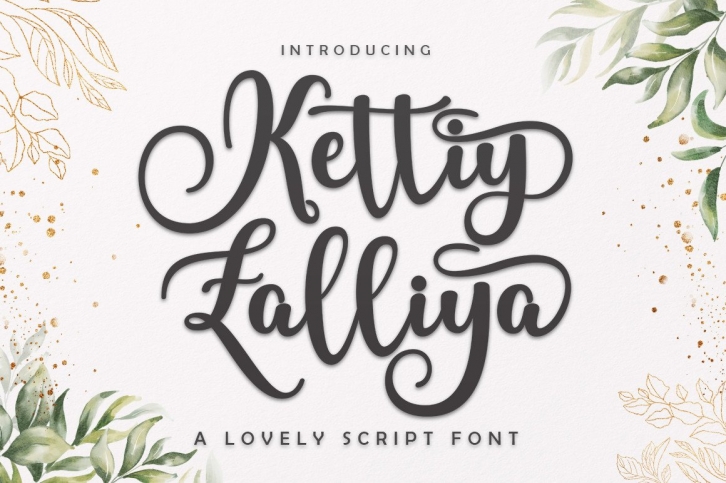 Kettiy Zalliya Script Font Download