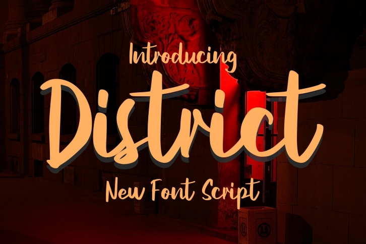 District Script Font Download