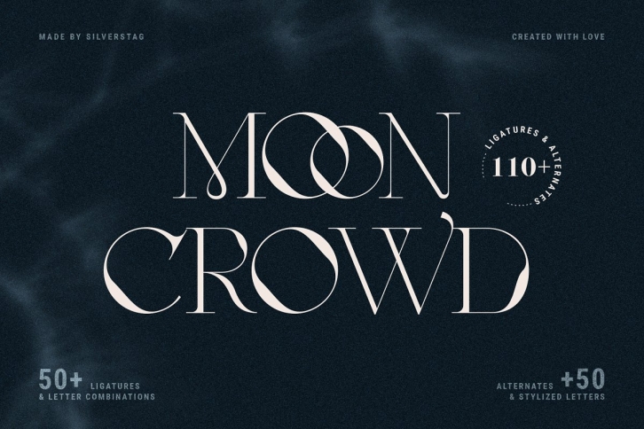 MOON CROWD Font Download