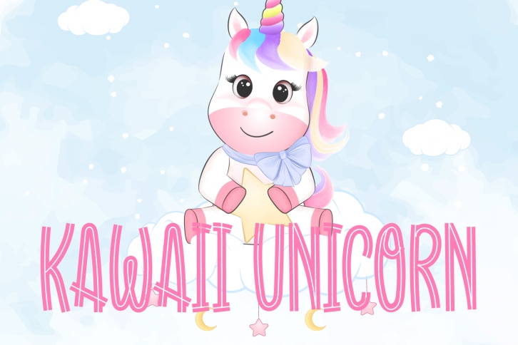 Kawaii Unicorn Font Download