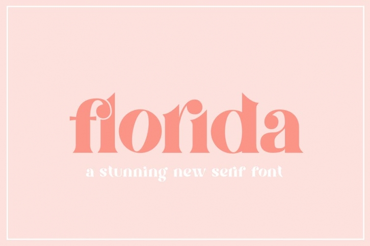 Florida Serif Font Font Download