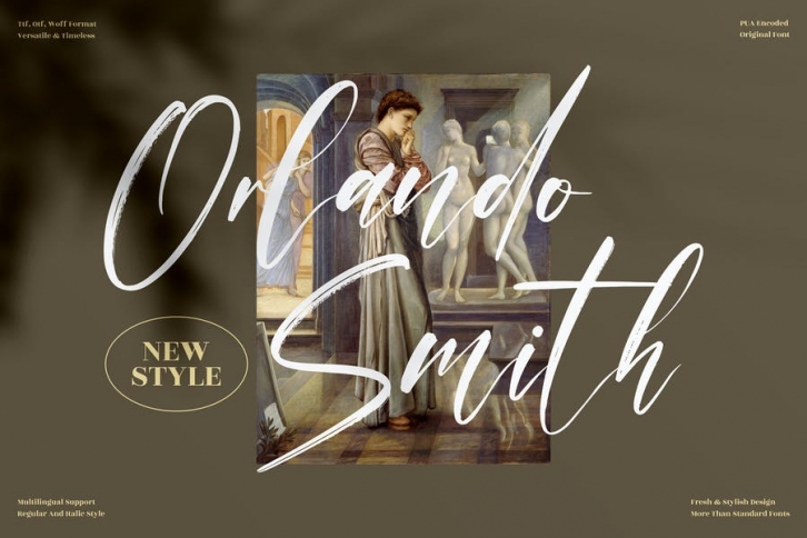 Orlando Smith Brush Script LS Font Download