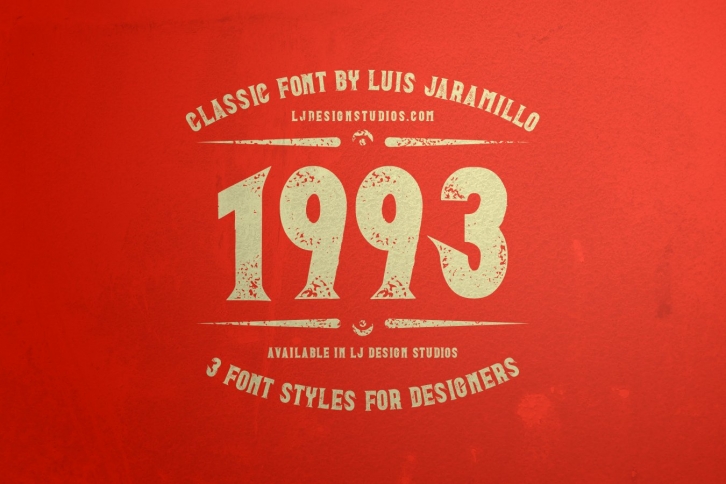 1993 Font Download