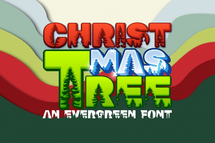 Christmas Tree Font Download