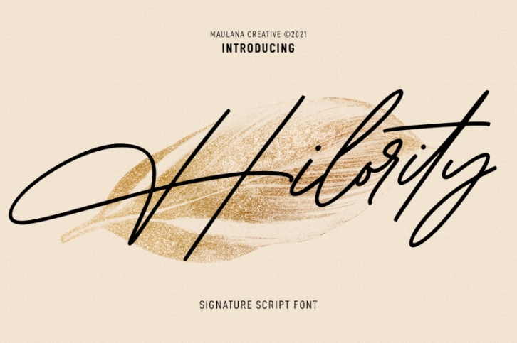 Hilority Signature Font Font Download