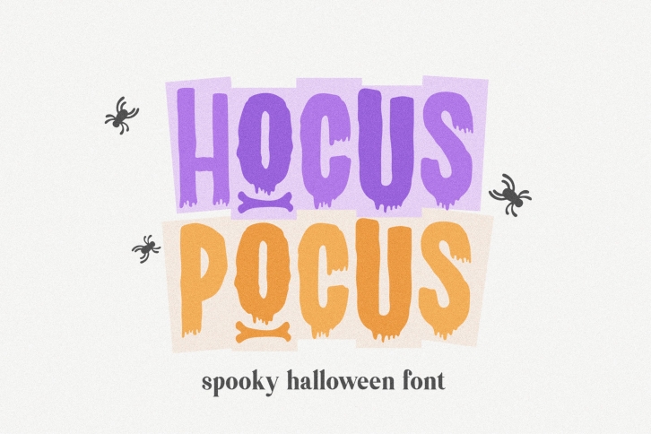 Hocus Pocus a Halloween for Crafters Font Download