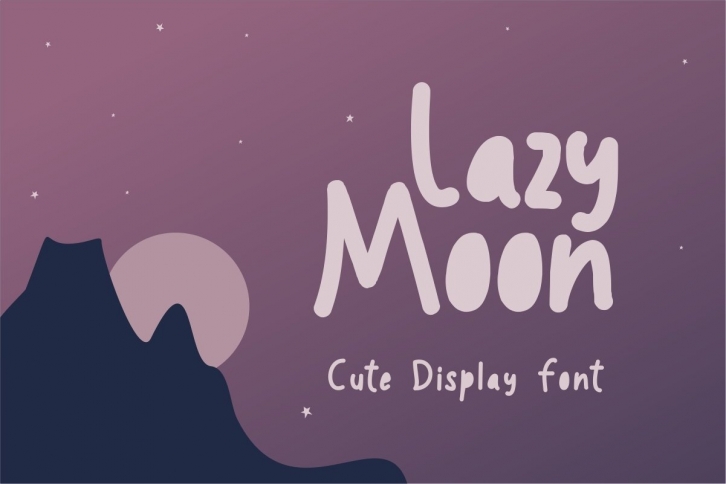 Lazy Moon Font Download
