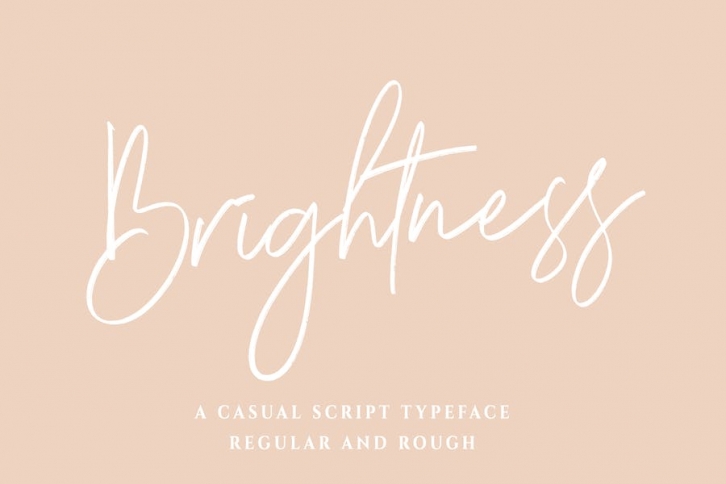 Brightness - Casual Script Typeface Font Font Download