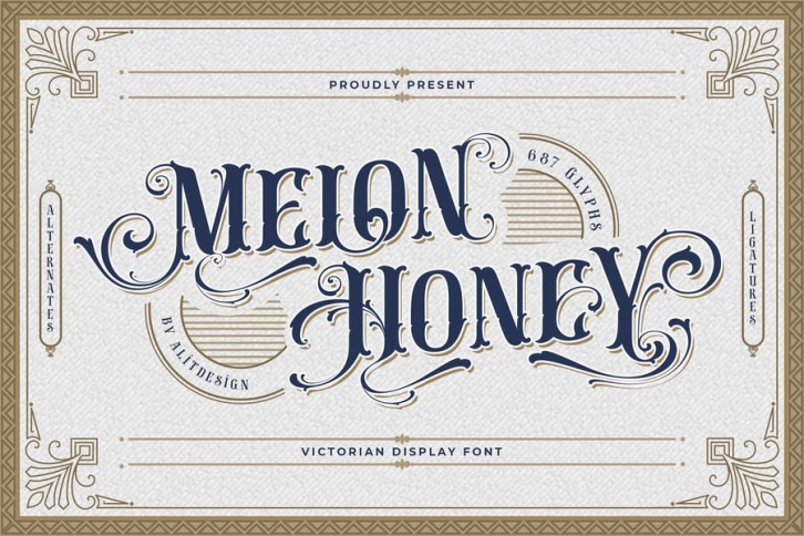Melon Honey Typeface Font Download