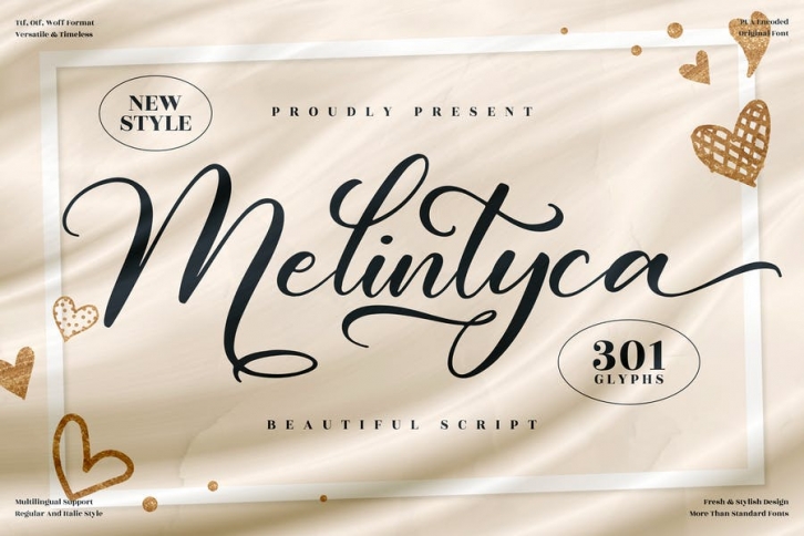 Melintyca Beautiful Script LS Font Download