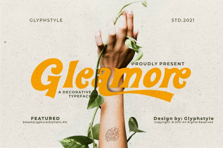 Gleamore Display Font Download