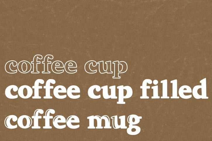 Coffee Cup Bundle Font Download