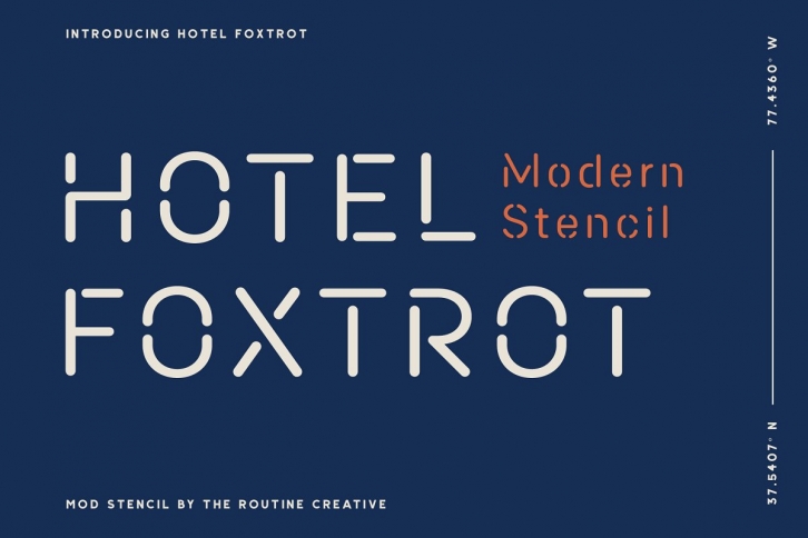 Hotel Foxtrot Font Download
