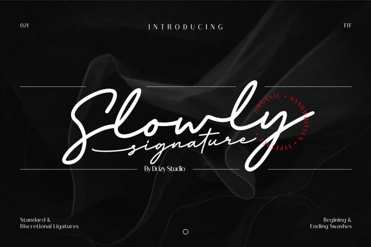 Slowly Signature Font Download