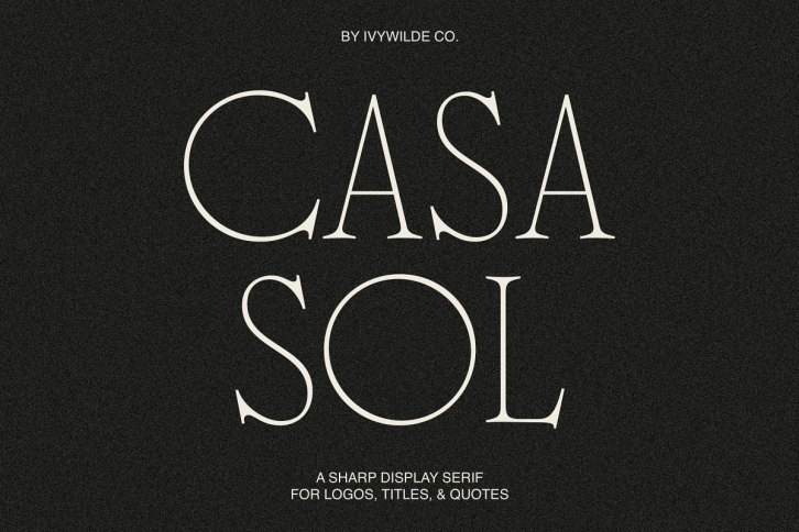 Casa Sol Font Download