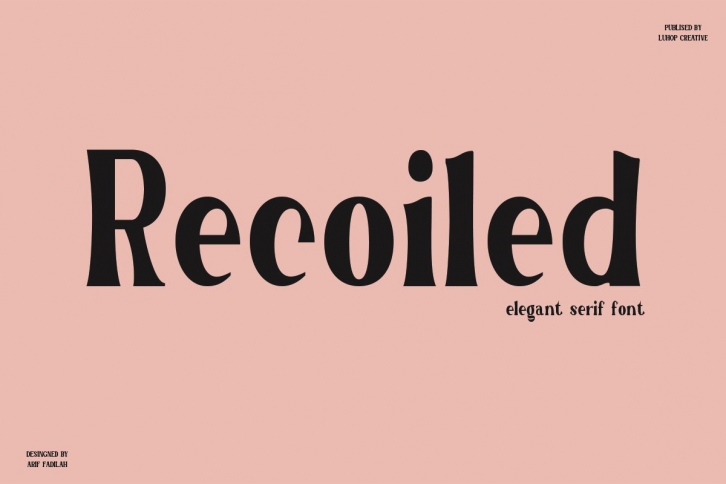 Recoiled Font Download