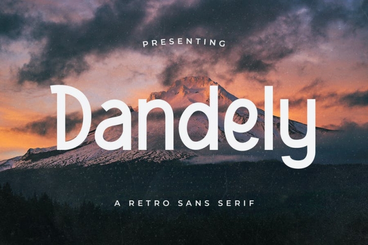Dandely â€“ Retro Sans Serif Font Download