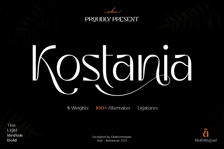 Kostania Font Download