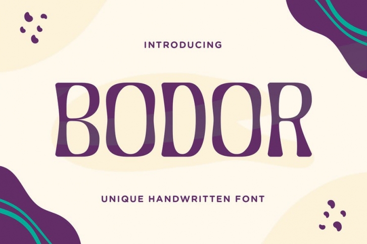 Bodor – Unique Handwritten Font Font Download