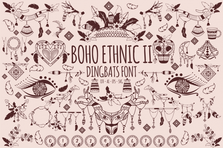 Boho Ethnic II Font Download