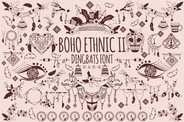 Boho Ethnic II Font Download