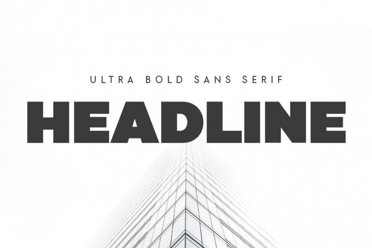 HEADLINE - Ultra Bold Sans Serif Font Download
