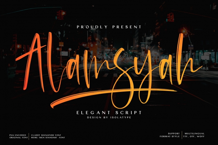 Alamsyah Font Download