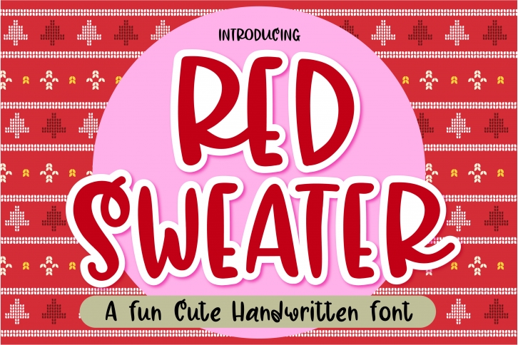 Red Sweater Font Download