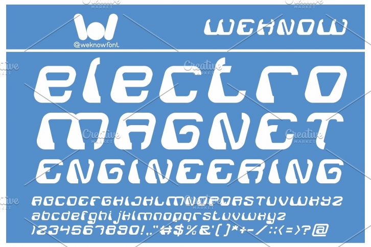 electro magnet font Font Download