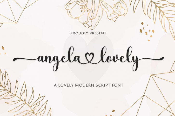 Angela Lovely Font Download