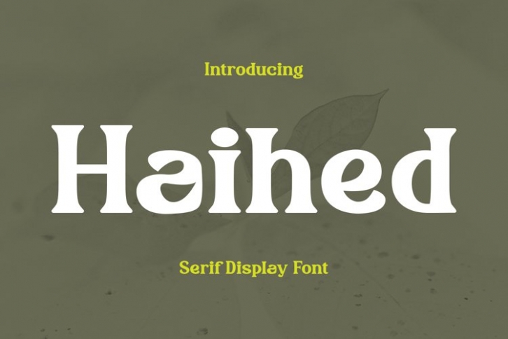 Haihed Font Download