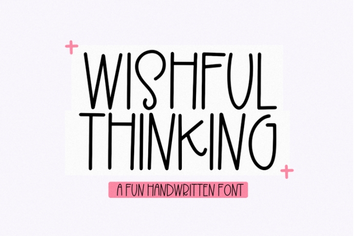 Wishful Thinking | Fun Handwritten Font Font Download