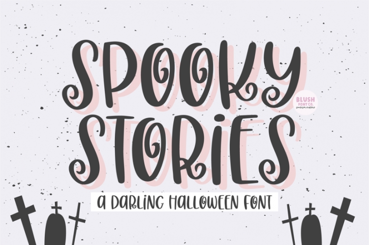 SPOOKY STORIES Cute Halloween Font Font Download