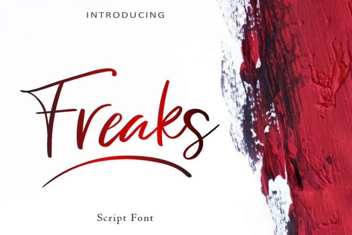 AM Freaks - Script Font Font Download
