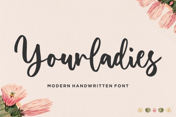 Yourladies Script Font YH Font Download