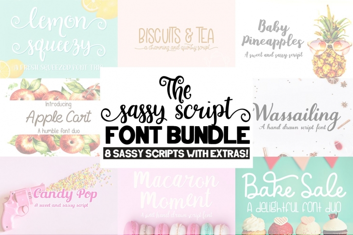 Sassy Script bundle Font Download