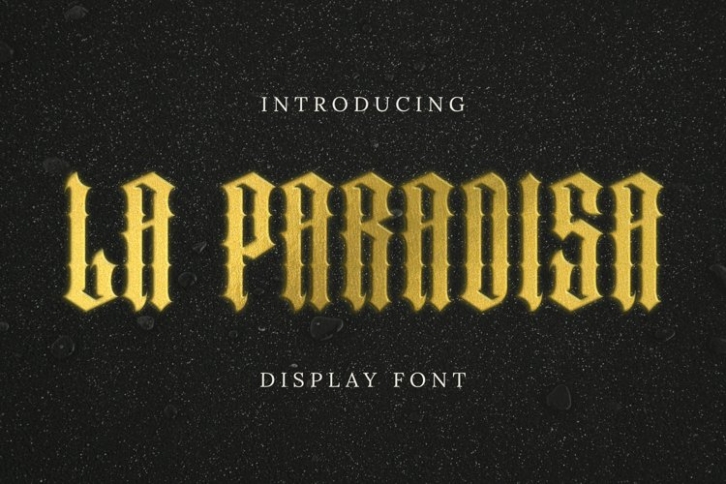 LAPARADISA Font Download