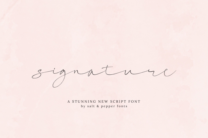 Signature Script Font Download