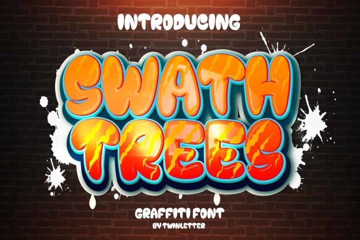 Swath Trees Font Download