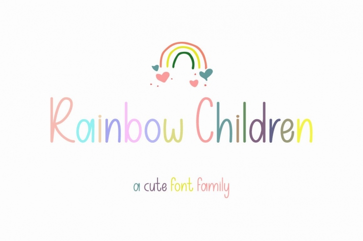 Rainbow Children Font Download