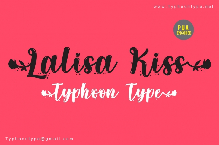 Lalisa Kiss Font Download