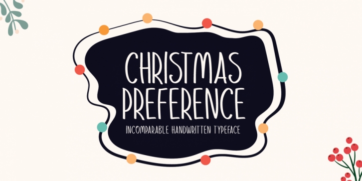 Christmas Preference Font Download