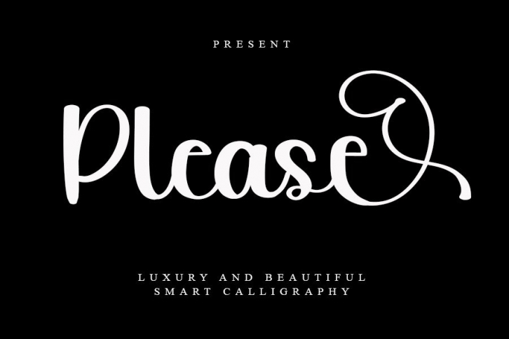 Please Font Download