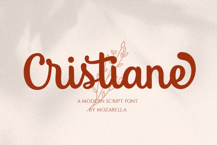 Cristiane - Modern Script Font Font Download