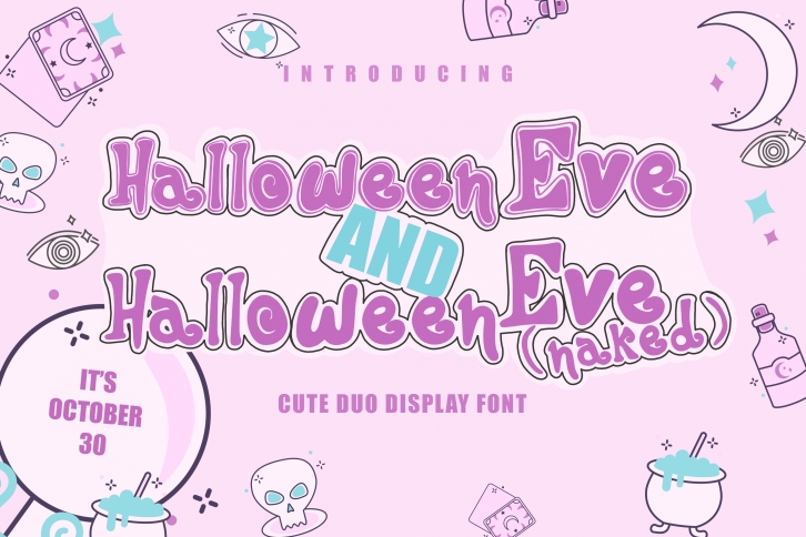Halloween Eve Duo Font Download