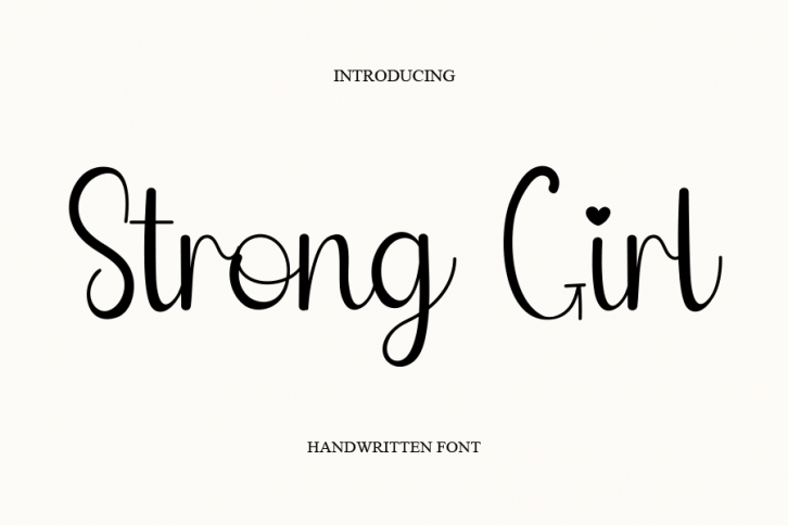 Strong Girl Font Download