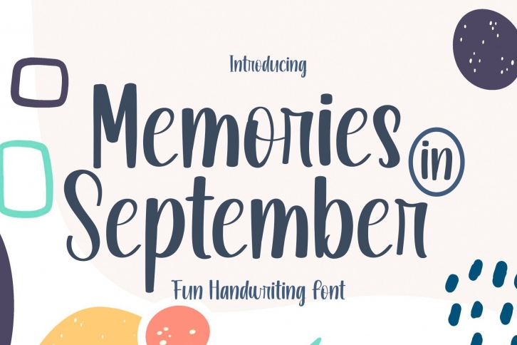 Memories in September Font Download