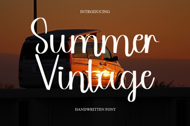 Summer Vintage Font Download